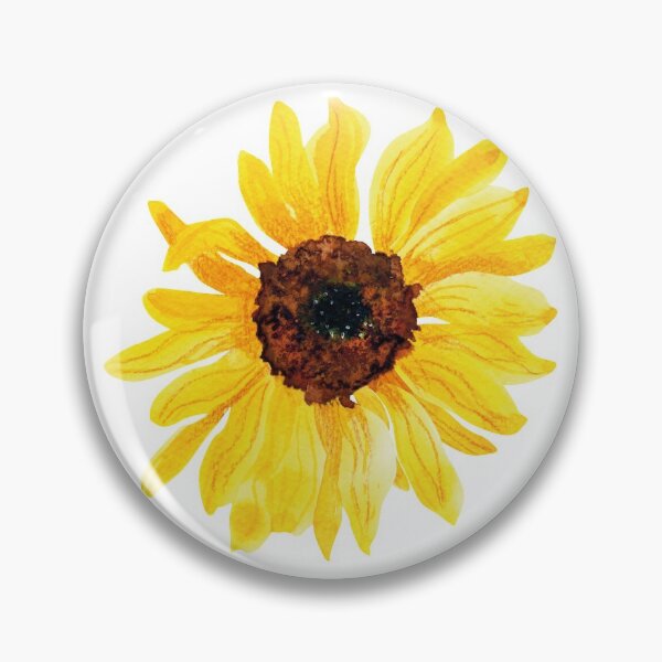 Item preview, Watercolor Style Sunflower Floral Flower designed and sold by Uncommon Tee.