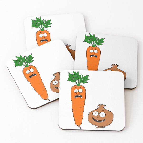 Item preview, A Carrot, talking to an oblivious Onion. designed and sold by Tony Milsom.