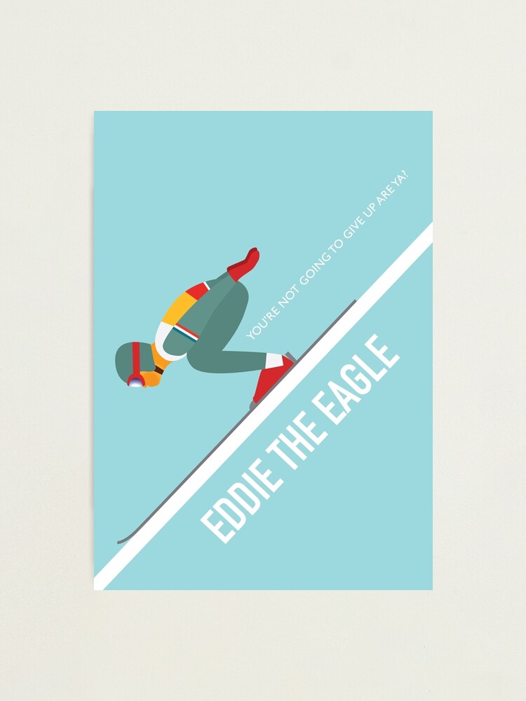 Alternate view of Eddie the Eagle - Alternative Movie Poster Photographic Print