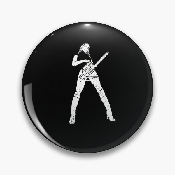 Item preview, Chainsaw Black Girl Punk Goth Horror Fan Occult designed and sold by PinkyTree.