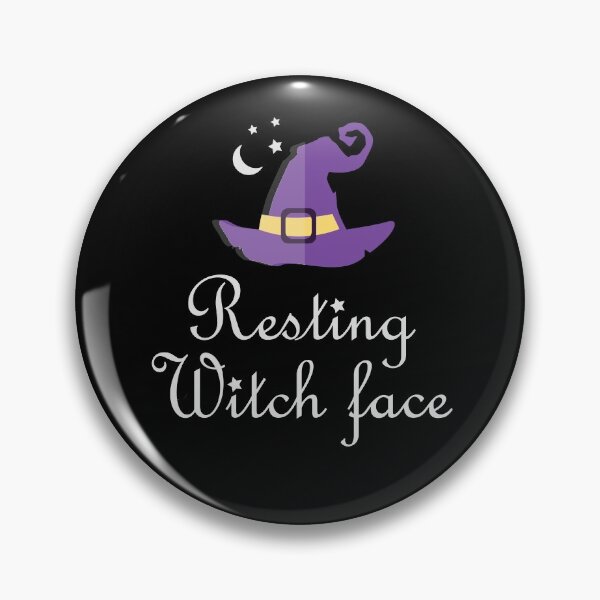 Item preview, Resting Witch Face - Halloween designed and sold by GeeksUnique.