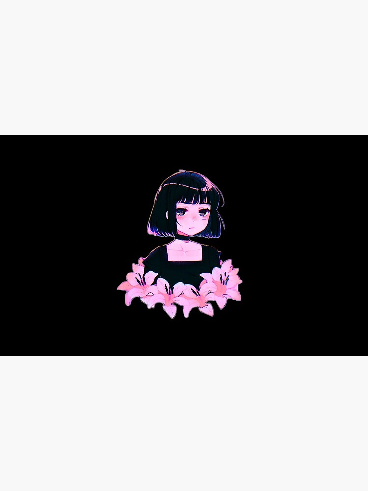 Aesthetic Anime Girl Pfp ,SAD JAPANESE ANIME AESTHETIC Clock for Sale by  Hbelmous