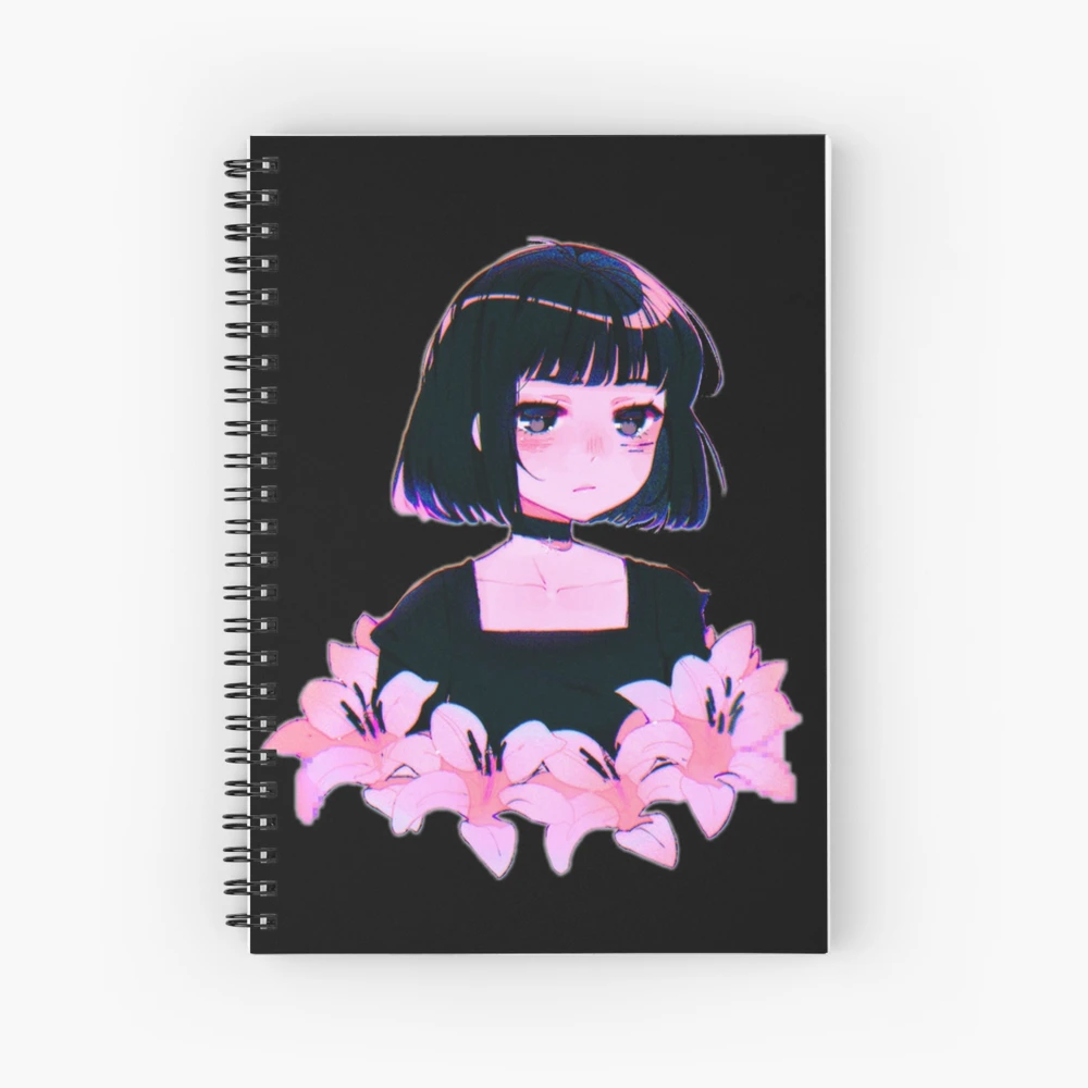 EYES - SAD JAPANESE ANIME AESTHETIC Notebook