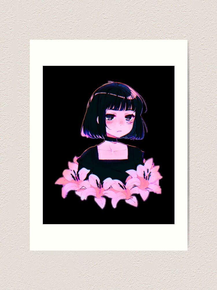 Aesthetic Anime Girl Pfp ,SAD JAPANESE ANIME AESTHETIC Art Board