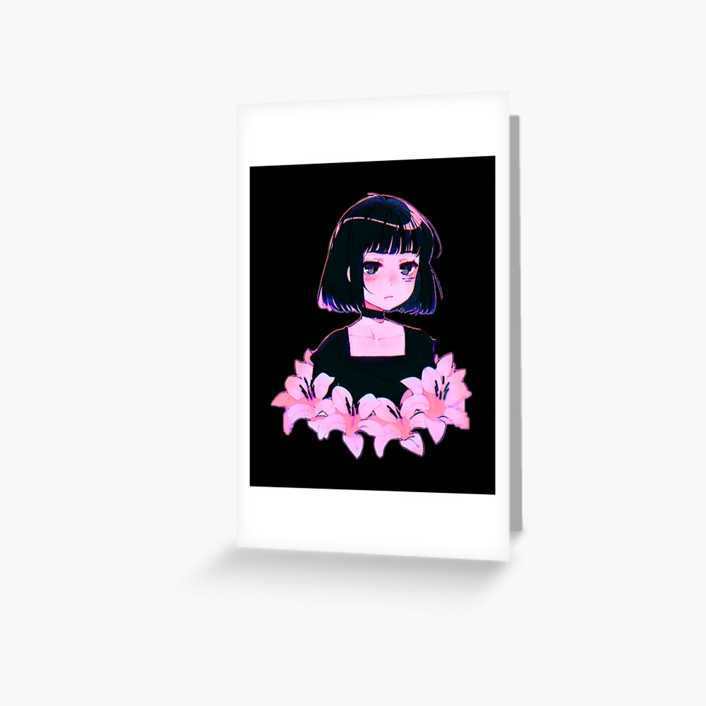 Aesthetic Anime Girl Pfp Greeting Card for Sale by Cute-World