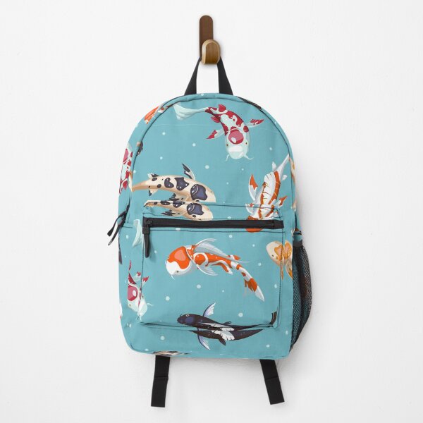 Item preview, Fish Seamless Pattern Gold Koi Pattern Wallpaper Design Japanese Fish Illustration designed and sold by Peekonet.