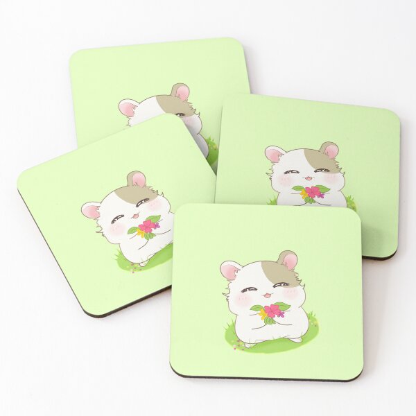 Item preview, Cute hamster with flowers designed and sold by Shalu  Elysian.
