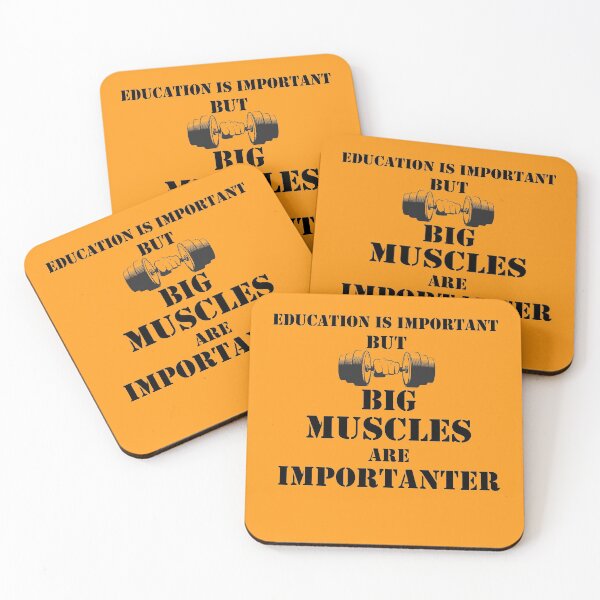 Item preview, Education Is Important But Muscles Are Importanter designed and sold by YSNbr.