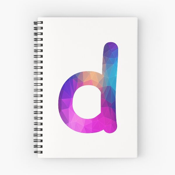 Item preview, Letter d Lower Case Alphabet d Colorful Art designed and sold by Shariss.