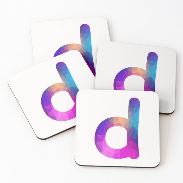 Item preview, Letter d Lower Case Alphabet d Colorful Art designed and sold by Shariss.