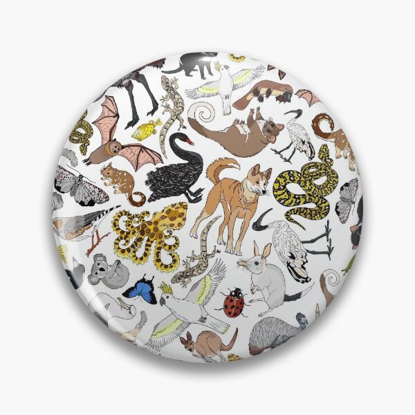 Item preview, fauna Australiana scatter - white designed and sold by Claire Bowley.