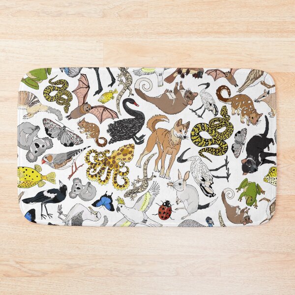 Item preview, fauna Australiana scatter - white designed and sold by Claire Bowley.