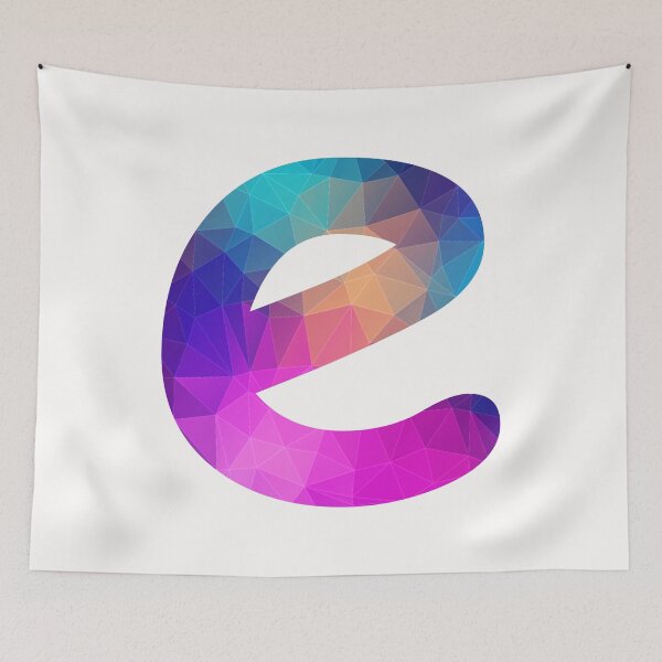 Item preview, Letter e Lower Case Alphabet e Colorful Art designed and sold by Shariss.