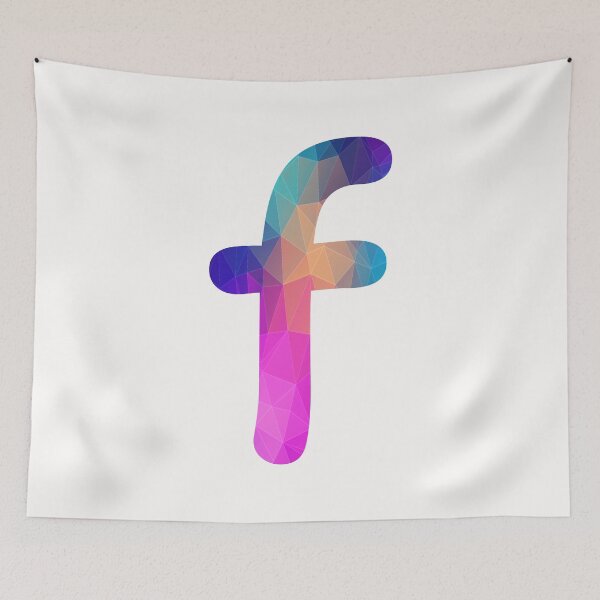 Item preview, Letter f Lower Case Alphabet f Colorful Art designed and sold by Shariss.