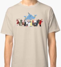 NO BACKGROUND Even More Minimalist Robin Williams Character Tribute Classic T-Shirt
