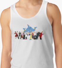 NO BACKGROUND Even More Minimalist Robin Williams Character Tribute Men's Tank Top
