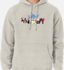 NO BACKGROUND Even More Minimalist Robin Williams Character Tribute Pullover Hoodie