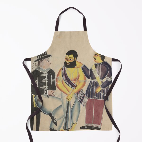 Item preview, Jailer Receiving the Mahant of Tarakeshwar in Prison designed and sold by HinduArtGallery.