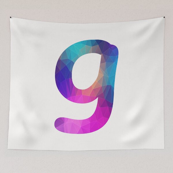 Item preview, Letter g Lower Case Alphabet g Colorful Art designed and sold by Shariss.