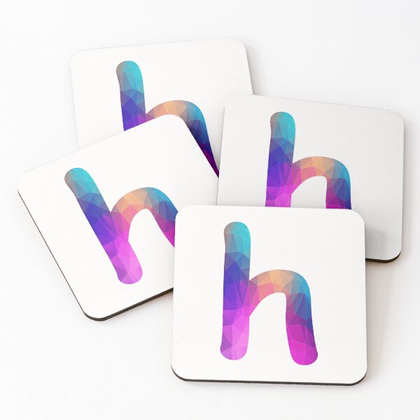 Item preview, Letter h Lower Case Alphabet h Colorful Art designed and sold by Shariss.