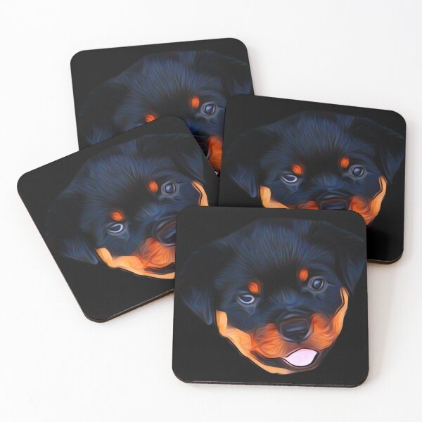 Item preview, Rottweiler head puppy Epic designed and sold by Freedomink.