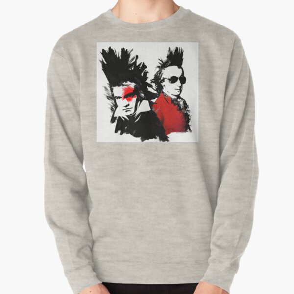 Beethoven Mozart Punk Pullover Sweatshirt
