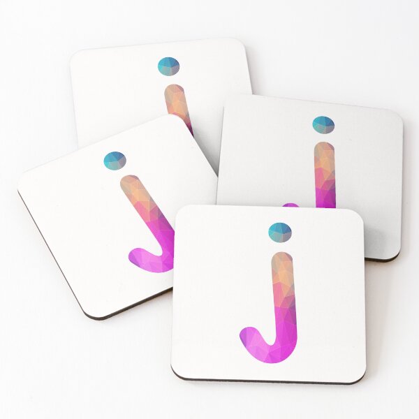 Item preview, Letter j Lower Case Alphabet j Colorful Art designed and sold by Shariss.