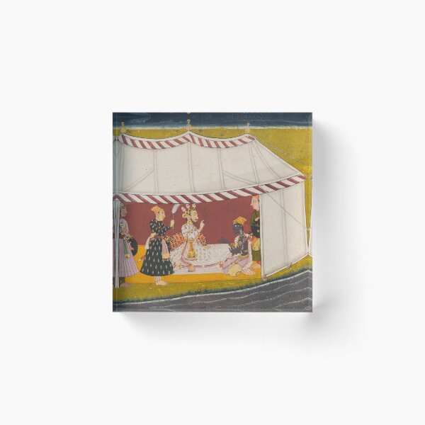 Item preview, King Bikramaditya Summons Madhava designed and sold by HinduArtGallery.