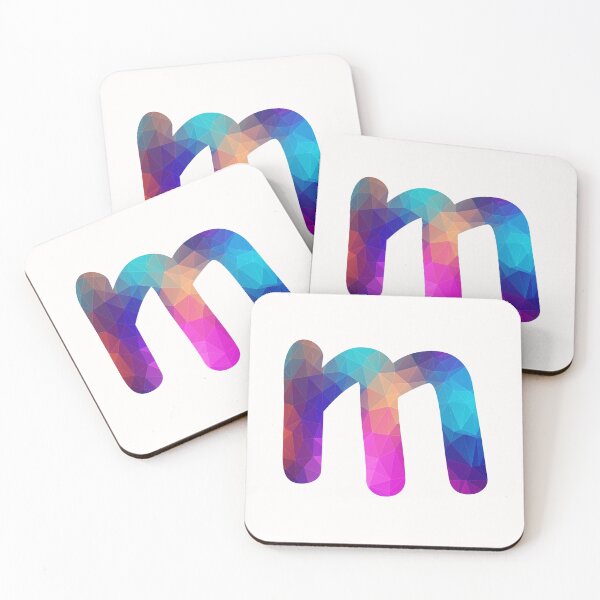 Item preview, Letter m Lower Case Alphabet m Colorful Art designed and sold by Shariss.