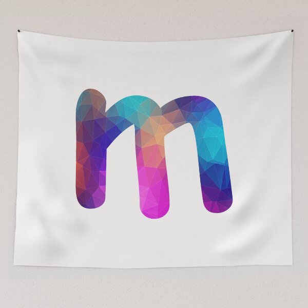 Item preview, Letter m Lower Case Alphabet m Colorful Art designed and sold by Shariss.
