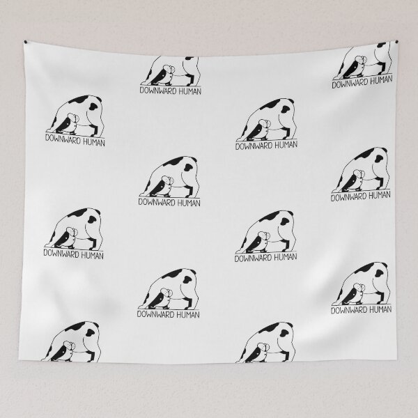 Item preview, Downward Human Funny Yoga Pun for a Yoga Lover designed and sold by Uncommon Tee.