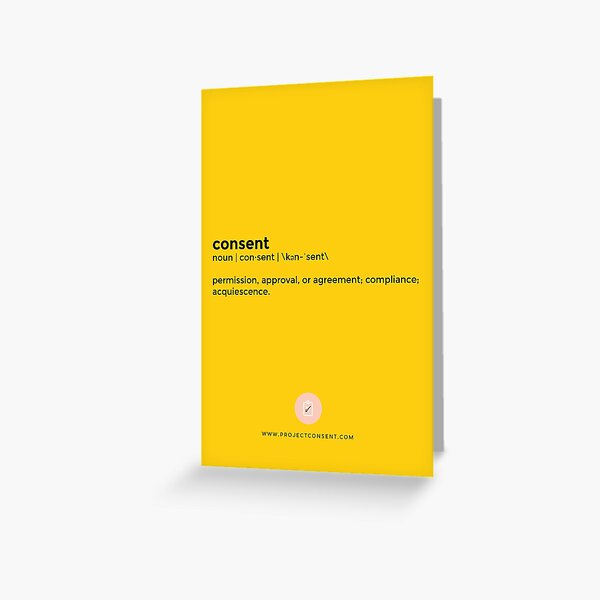 Item preview, Consent Is Simple  designed and sold by projectconsent.