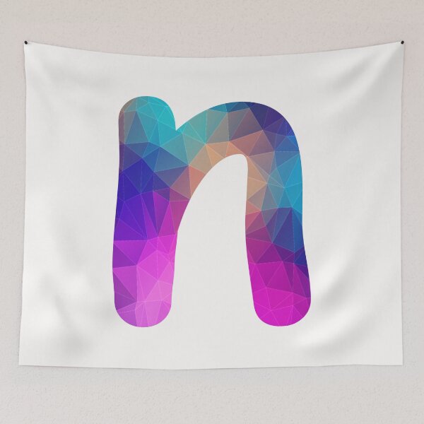 Item preview, Letter n Lower Case Alphabet n Colorful Art designed and sold by Shariss.