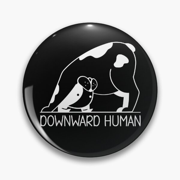 Item preview, Downward Human Funny Yoga Pun for a Yoga Lover designed and sold by Uncommon Tee.