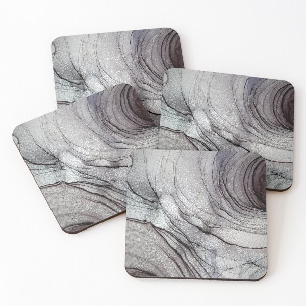 Item preview, Black and Gray Abstract Rose designed and sold by MyAbstractInk.