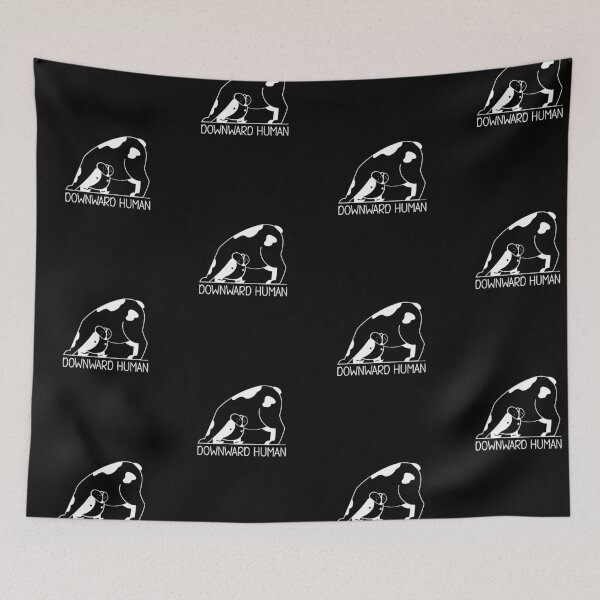 Item preview, Downward Human Funny Yoga Pun for a Yoga Lover designed and sold by Uncommon Tee.