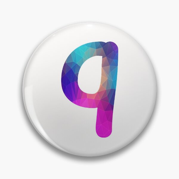 Item preview, Letter q Lower Case Alphabet q Colorful Art designed and sold by Shariss.
