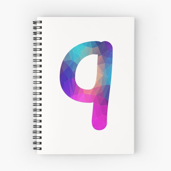 Item preview, Letter q Lower Case Alphabet q Colorful Art designed and sold by Shariss.