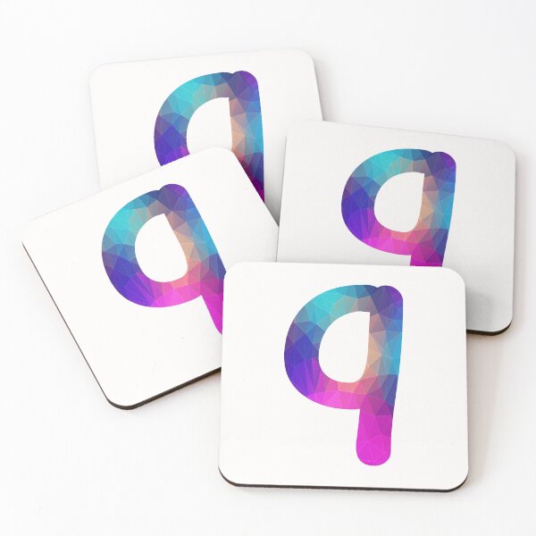 Item preview, Letter q Lower Case Alphabet q Colorful Art designed and sold by Shariss.