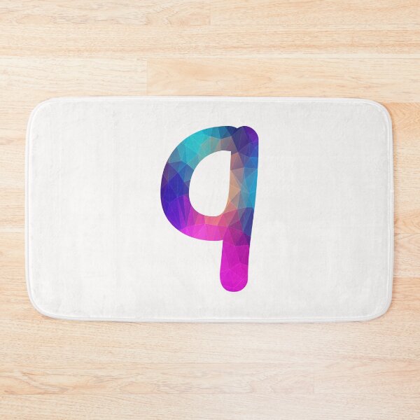 Item preview, Letter q Lower Case Alphabet q Colorful Art designed and sold by Shariss.