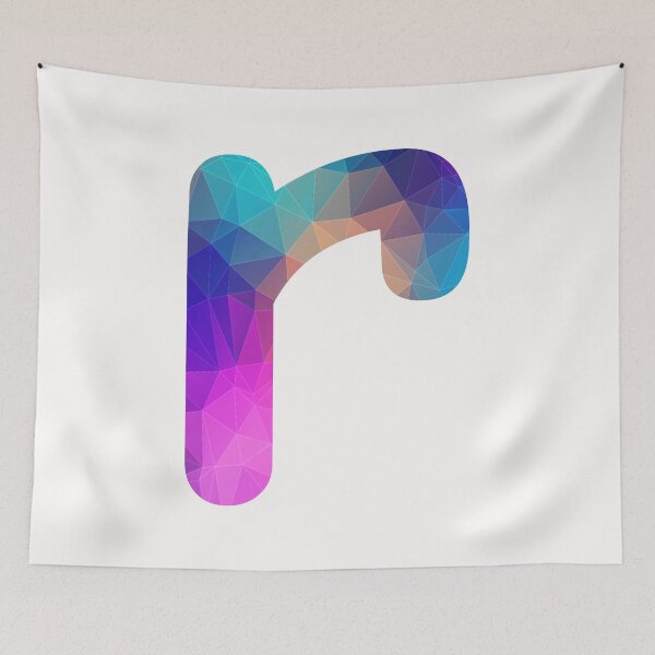 Item preview, Letter r Lower Case Alphabet r Colorful Art designed and sold by Shariss.