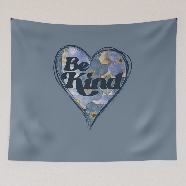 Artikelvorschau, Be Kind Blue Heart entworfen und verkauft von FrictionMaxxing.