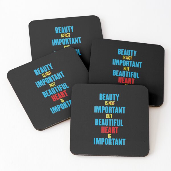 Item preview, Beauty is not important but beautiful heart is important. designed and sold by DahiyaTees.