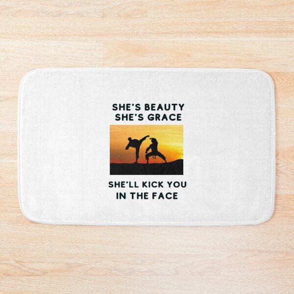 Item preview,    She's Beauty She's Grace She'll Kick You In The Face designed and sold by 77ART.