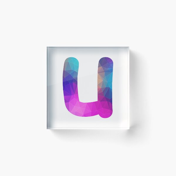 Item preview, Letter u Lower Case Alphabet u Colorful Art designed and sold by Shariss.