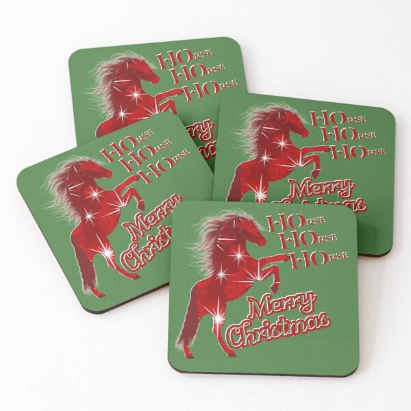 Item preview, Merry Christmas Horse Design, Equestrian Christmas, Horse Holiday designed and sold by LifeCrush.