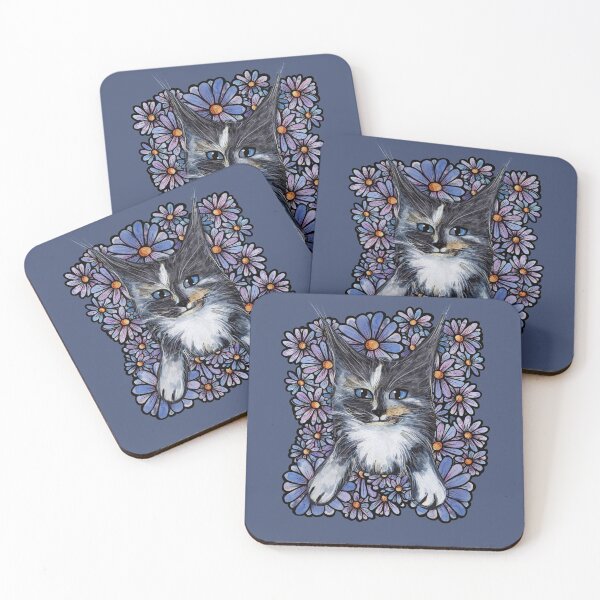 Item preview, Maine Coon Floral designed and sold by FrictionMaxxing.