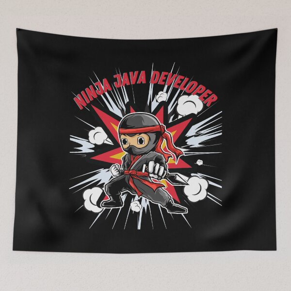 Item preview, Ninja Java Developer - Funny designed and sold by Programmer's  Life and Humor.