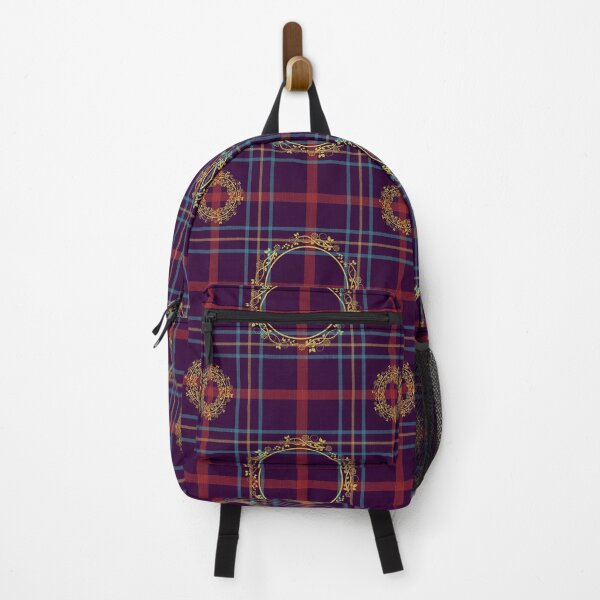 Item preview, Burgundy Plaid & Gold Filigree: Royal Wine Heritage Pattern designed and sold by Art-PraveenRai.