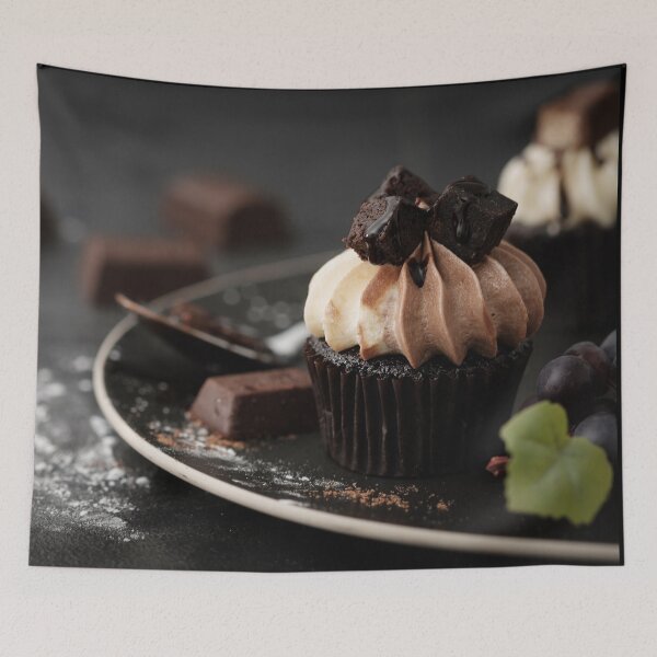 Item preview, Chocolate Cupcake - Cake and Cream, Chocolate, Beautiful, Stylish, Simple designed and sold by Rozlar.